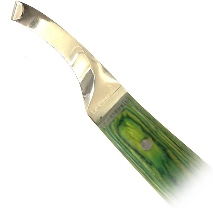 LeCzar Precision Farrier Tools Super Sharp Hoof Knife | Right-Handed Knives, Hoof Knife with Wooden Handle