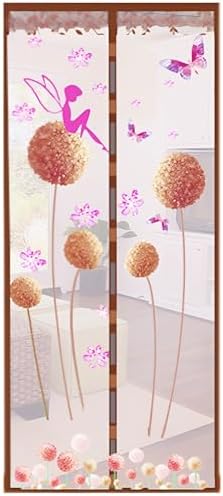 Door Mesh Screen with Magnet, Fly Hanging Temporary Magic Patio Heavy Duty Front Back Screen Magnetic Closure, Portable French Net for Door to Keep Bugs Out Doorway Curtain 35x83 in