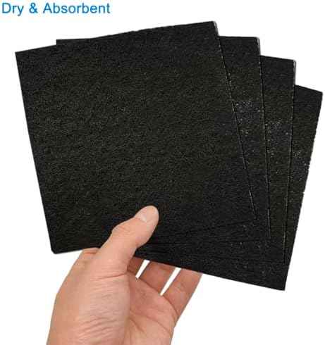 4 Pack 5inch Charcoal Filters for Kitchen Compost Bin, Compost Filters