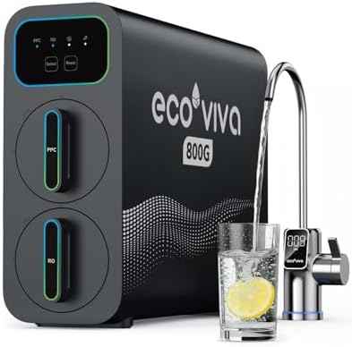 E8 800GPD Compact Reverse Osmosis System 800 GPD Fast Flow RO Water