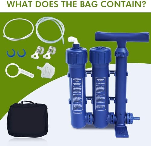 Water Filtration System Survival, Water Purifier Survival for Camping