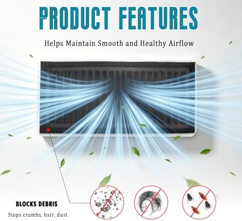8 Pack Magnetic Vent Screen Mesh Covers & Air Vent Filters 4x10 inch