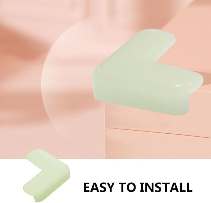 Luminous Corner Protectors for Baby Safety Transparent Table and Furniture Edge