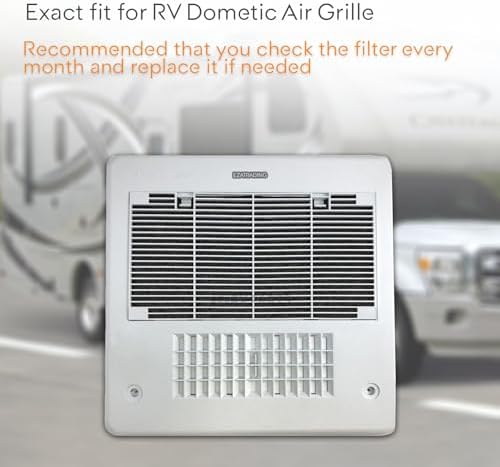 RV Premium Charcoal Activated Carbon Fiber Air Conditioner Filter - 14" x 7.5" Air Duct AC Carbon Filter Replacement for RV Dometic Air Grille 3313107.103, 3105012.003 (6-Pack)