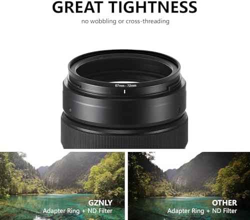82mm to 77mm Step-up Adapter Rings Filter Adapter Black Metal Step Down Filter Ring Adapter Compatible with All Brand UV CPL ND Camera Lens Filter Stepping Rings (82mm-77mm)