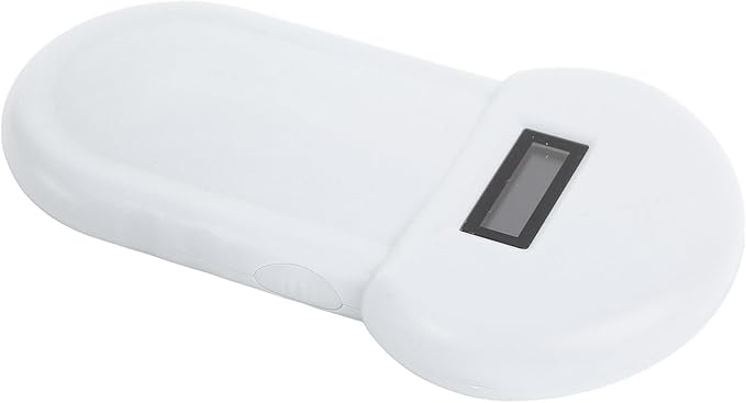 Pet Microchip Reader, Handheld Scanner with USB Charging and LCD Display, Compatible with ISO11784 85 FDX B, for Dogs Cats Poultry Livestock Fish Management