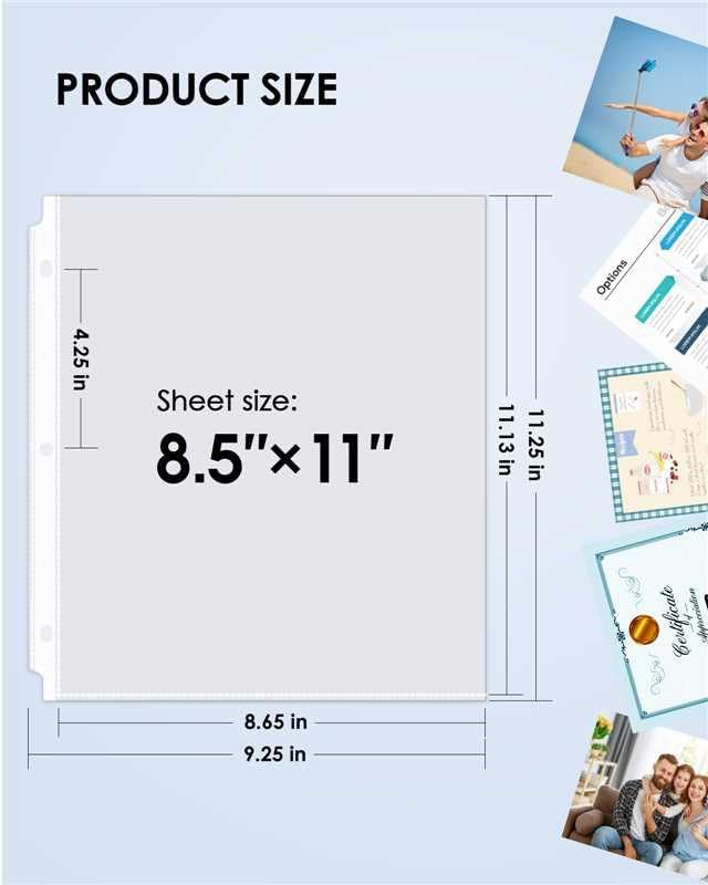 KTRIO 600 Pack Sheet Protectors 8.5 x 11 inch, Clear Page Protector for 3 Ring Binder, Plastic Sleeves for Binders, Top Loading Paper Sheets Document Sleeve Letter Size, Office & Home