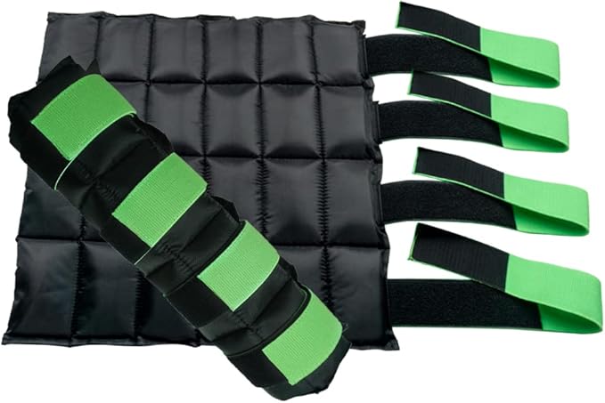 Horse Ice Boots - Reusable Gel Ice Pack for Horses | Cooling Leg Wraps for Hock, Knee, Ankle & Hooves | Horse Supplies & Care Gift Ideas - 1 Pair, Green