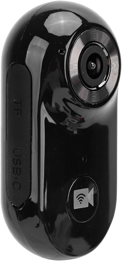 Hd 1080p Mini Pet Collar Camera with 8g Memory Card - Action Camera for Cats & Dogs, Ideal for Outdoor and Indoor Recording Black