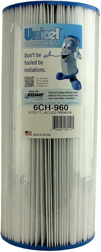Unicel 6CH-960 52 Square Foot Media Replacement Hot Tub Spa Filter Cartridge