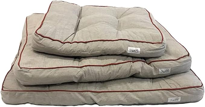 Midlee Outdoor Dog Bed- Medium Tufted Washable Water Resistant Pet Kennel Mat