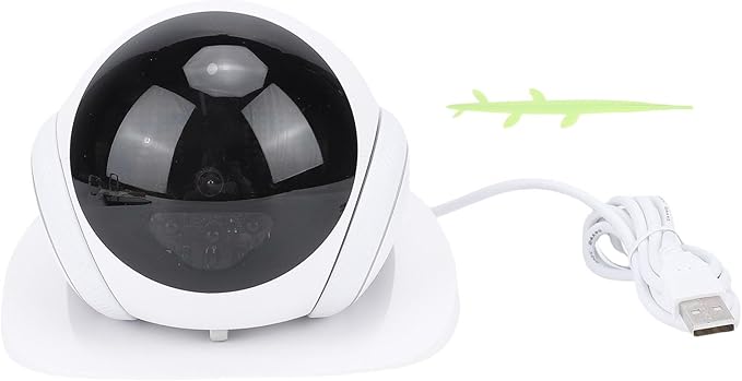 ZJchao Smart Mobile Pet Camera Robot with 1080P HD 2-Way Audio Motion Detection Auto Recharge Night Vision for Dogs Cats Babies Elderly Home Security