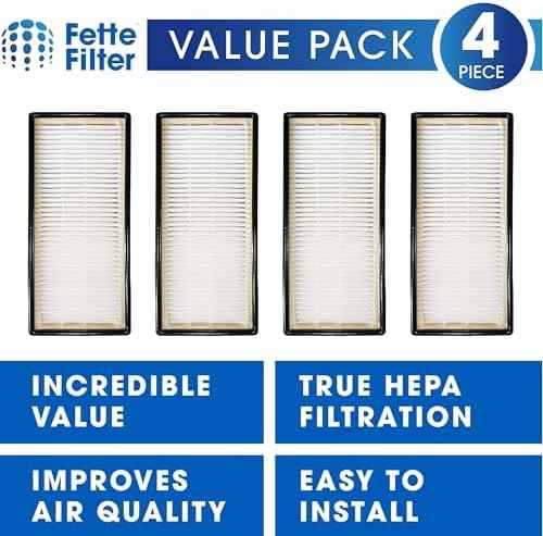 Fette Filter - Premium Filter C HEPA Compatible with Honeywell Filter C for Model HHT-011 HHT-080 HHT-080/1 HHT-081 HHT-085 HHT-090 HHT-145 HHT-145/9 HHT-149 16200 16216 Part # HRF-C2 HRF-C1