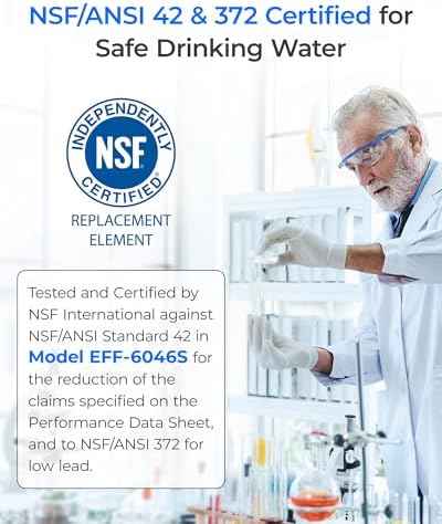 Waterdrop LT1000PC ADQ747935 MDJ64844601 Refrigerator Water Filter, 4 Pack