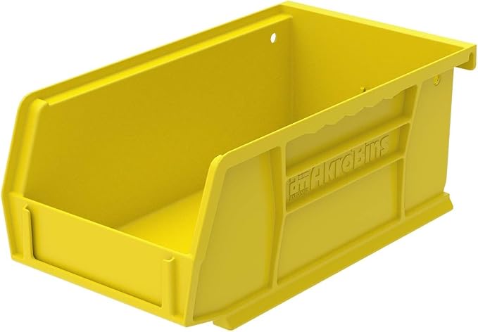 Akro-Mils 30220 AkroBins Plastic Storage Bins, Space-Saving Stackable Bins