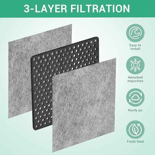 Barkior 6-Pack Refrigerator Air Filter Replacement for LG LT120F &