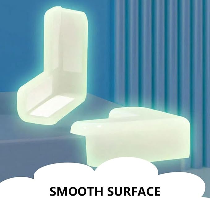 Luminous Corner Protectors for Baby Safety Transparent Table and Furniture Edge