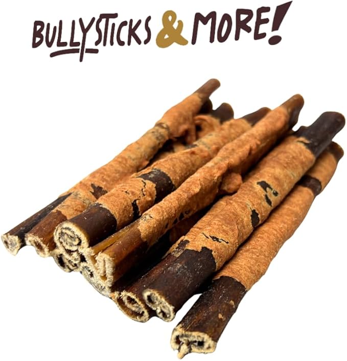 BULLYSTICKS & MORE 6 Inch Chicken Wrapped Collagen Stick - 14 Count - Bones for Dogs - No Hide Sticks Beef Cheek Rolls