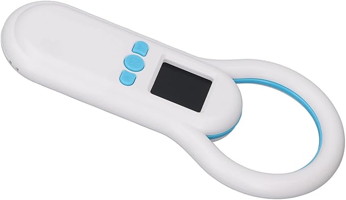 Garosa Animal Microchip Scanner 1.44in Screen 500 Data Storage 915M USB 2.4G Wireless BT Pet Chip Reader with 3 Connection Methods for ISO 11784 11785 FDX B Compatible