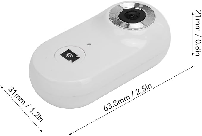 Hd 1080p Mini Pet Collar Camera with 8g Memory Card - Action Camera for Cats & Dogs, Ideal for Outdoor and Indoor Recording White