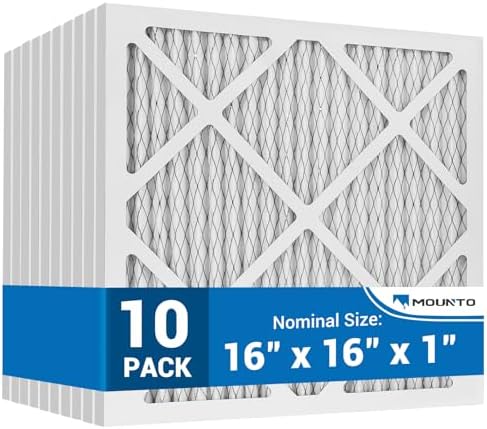 Mounto 10-Pack Pre-Filter Replacements for HEPA 500 Air Scrubber, Enhanced Dust Capture, Easy Installation, Extends HEPA Filter Life
