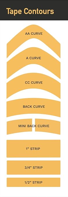 Sunshine Tape Quick Aggressive Hairpiece Wig Tape (108 Pieces) - AA Curve - Double Sided Adhesive Tape for Toupee Lace Front Wig Strong Hold Waterproof Strips