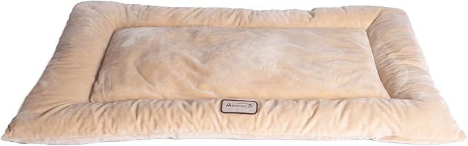 Large Dog Bed Mat - Soft Pet Cushion Pad for Crate - 35" L x 22" W - Plush Comfort for Big Breeds