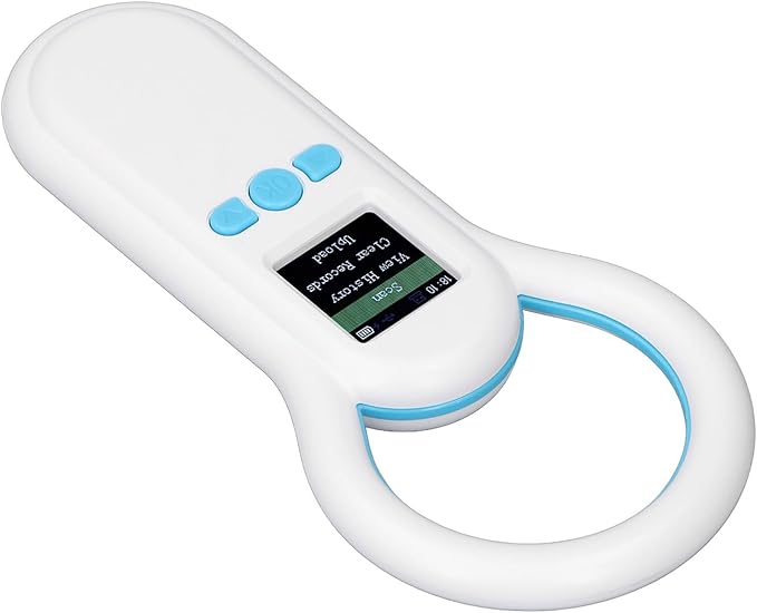 Yctze S20 Pet Microchip Scanner, 1.44 Inch TFT Display Reader, ISO11784 11785 FDX B ID64 Scanner with 500 Records Storage & USB Upload, Ideal for Dogs, Cats & Animal Management