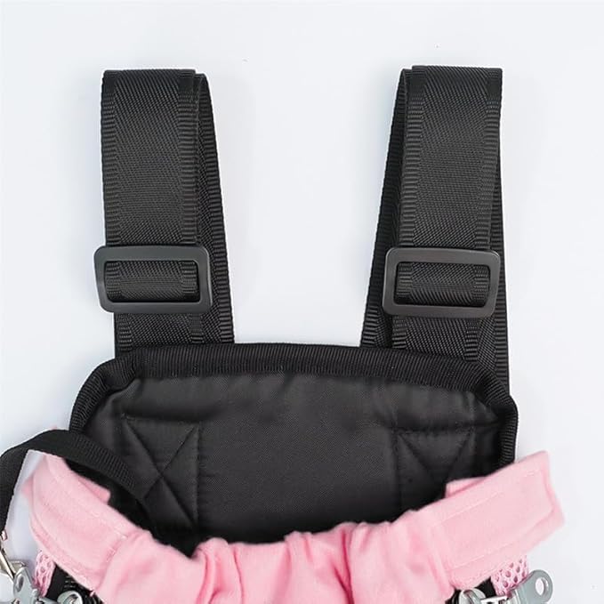 Portable Pet Carrier Backpack, Adjustable Pet Front Cat Dog Carrier Backpack Travel Bag for Small Medium Dogs Cats Puppies, Cat Backpack Carrier for Hiking Cycling (E, L)