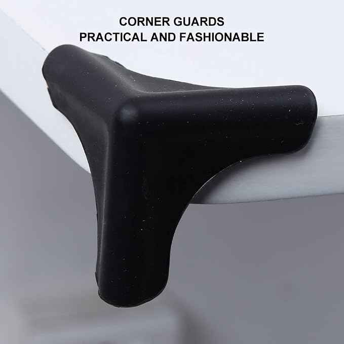 Safety Corner Guards, Removable Silicone 4PCS Edge Protectors,
