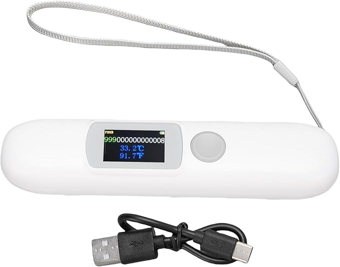 Bluetooth Pet Microchip Reader, Handheld Dog Cat Microchip Scanner Animal Chip ID Tag Reader Scanner with 1.14" Color Screen, for ISO 11784/11785