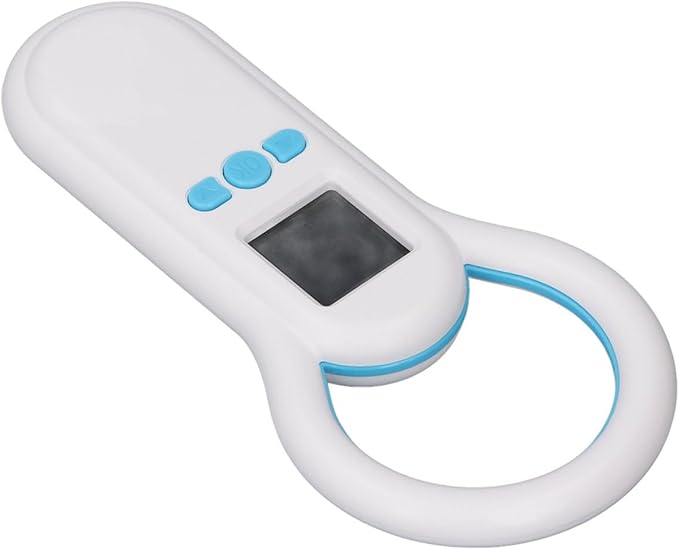 Garosa Animal Microchip Scanner 1.44in Screen 500 Data Storage 915M USB 2.4G Wireless BT Pet Chip Reader with 3 Connection Methods for ISO 11784 11785 FDX B Compatible