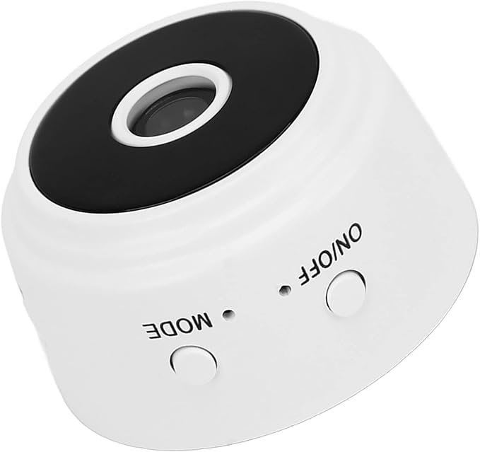 ciciglow A9 Camera Indoor, 1080P Magnetic Pet Dog Camera Baby Camera Mini Camera Security Camera (White)