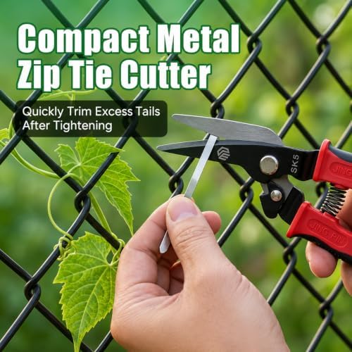 300-Piece Metal Zip Ties Tool kit with Stainless Steel Zip Ties