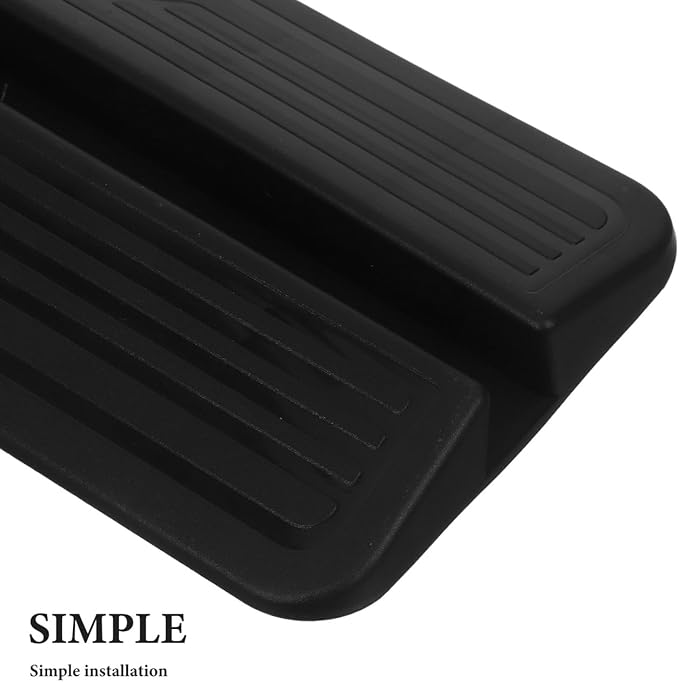 Unomor Baby Gate Ramp for Doorway Threshold Anti-Trip Pedal Safety Accessory for Pet Fence and Stairway Guardrail Black Polypropylene 17.71 x 5.11 in