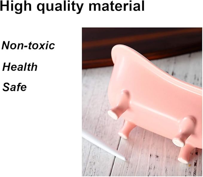 Summer Hamster Ceramic Bed Bathtub, Small Animal Ice Accessories Cage Hideout Toys，Bird Relax Habitat House, Sleep Pad Nest or Hamster, Food Bowl for Guinea Pigs/Squirrel/Chinchilla