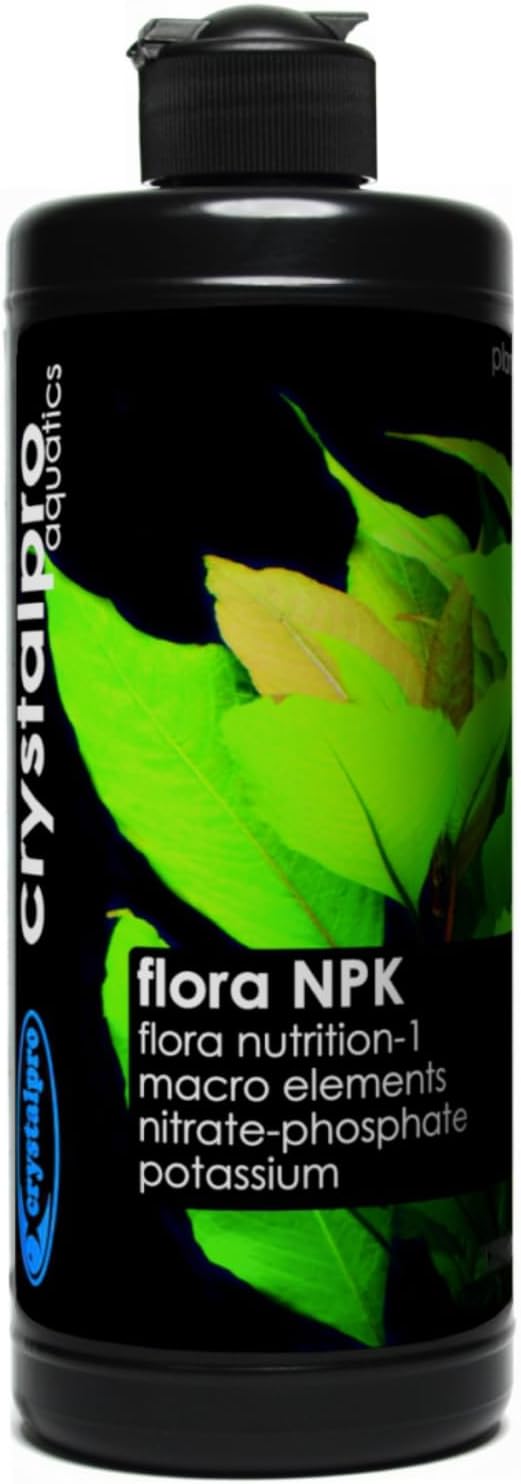 Flora NPK - Liquid Macro Nutrient Fertilizer for Aquarium Plants (Nitrate, Phosphate, Potassium) - Boosts Growth and Color in Freshwater Tanks - Part of The Flora Nutrition Series - 16.9 fl oz
