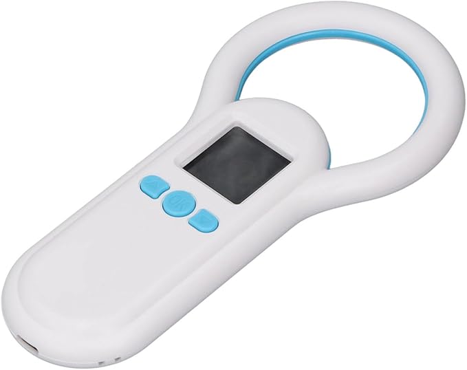 Garosa Animal Microchip Scanner 1.44in Screen 500 Data Storage 915M USB 2.4G Wireless BT Pet Chip Reader with 3 Connection Methods for ISO 11784 11785 FDX B Compatible