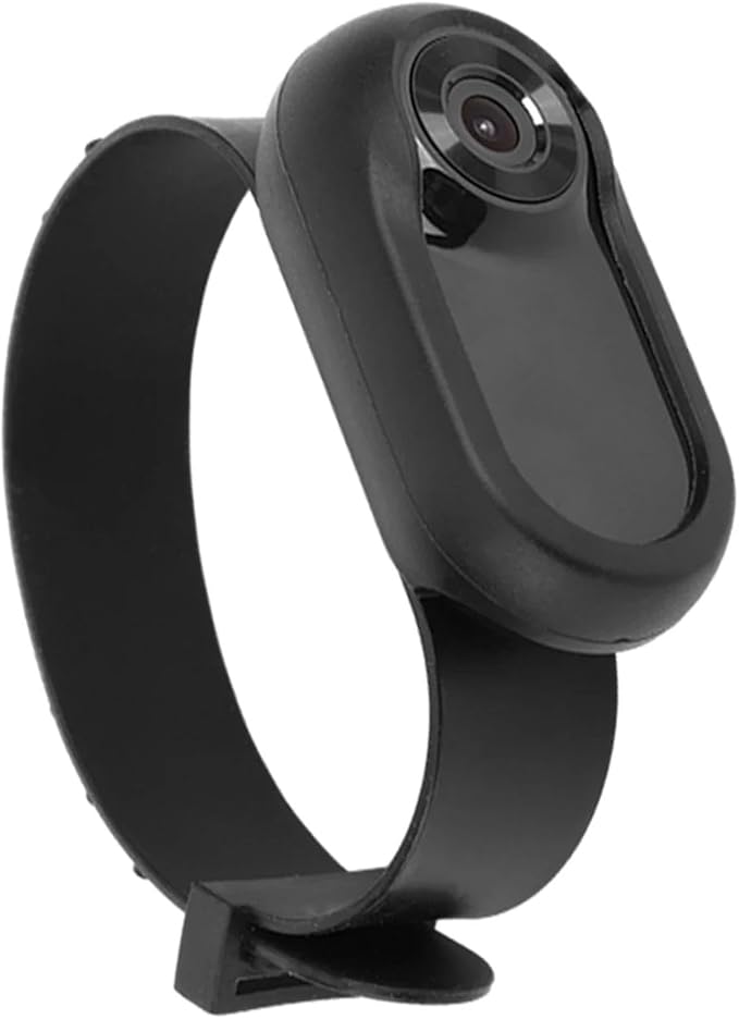 1080P Pet Camera Collar with 90° Wide Angle Lens, Mini Dog Cat Collar Camera with IPS Screen - Continuous Recording & Comfortable Silicone Fit for Outdoor Activity (Black)