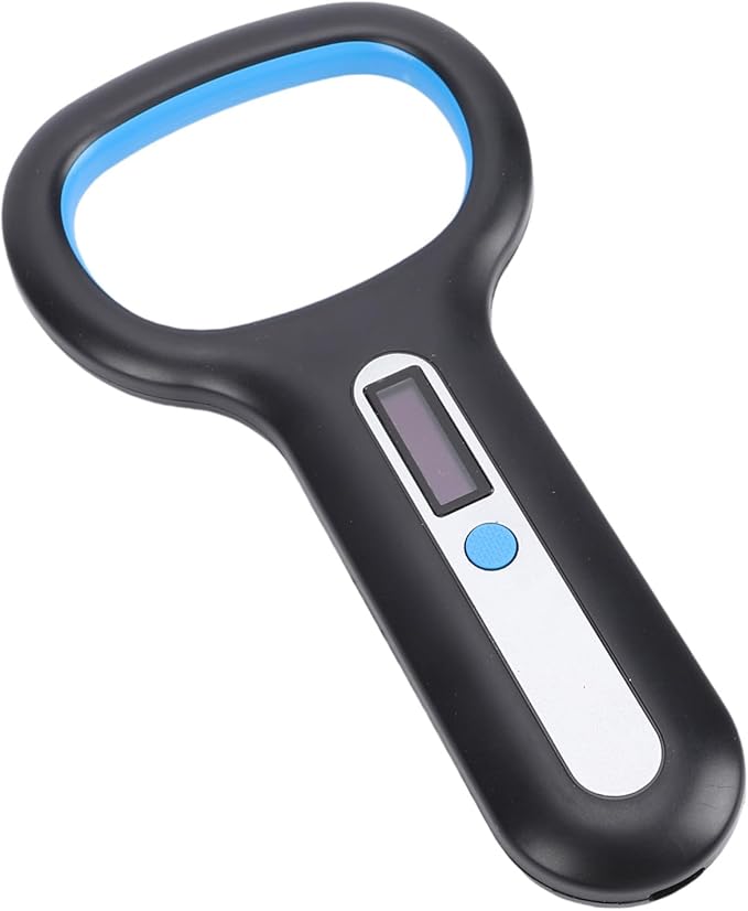 HEEPDD Pet Microchip Scanner, Trackers Reader for Dogs and Cats with OLED Display and Connectivity for Vet Professionals Pet Microchip Scanner, Rechargeable Nan Gardening (Black)