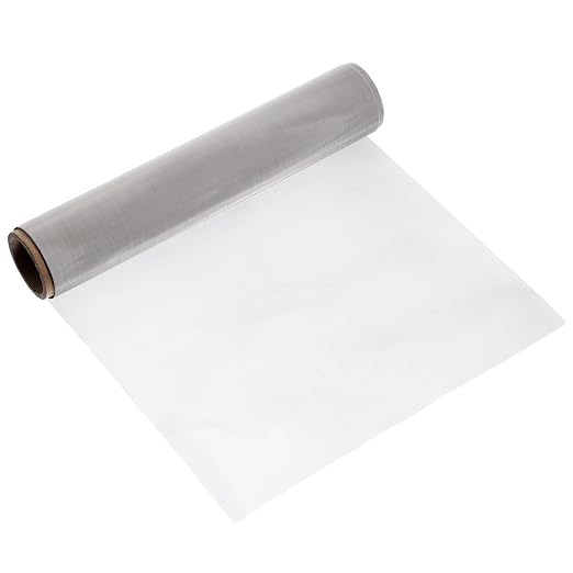 uxcell 200 Mesh 118" x 10" Woven Wire Mesh, 316 Stainless Steel Air Vent Filter