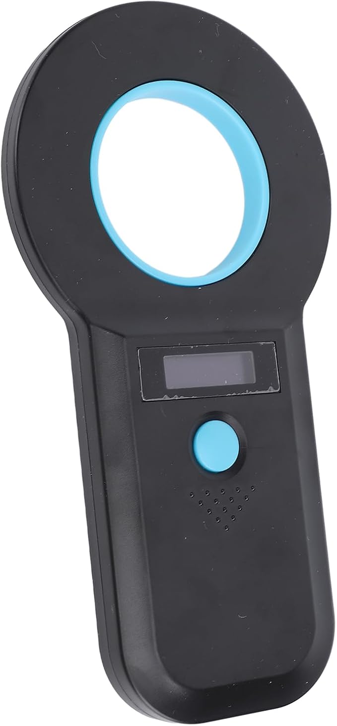 AUNMAS Pet Microchip Scanner, Double Frequency Mode 134.2KHz 125KHz EMID FDX B ISO11784 85, with 128 Data Storage Bluetooth USB C, for Animal Chip Reader