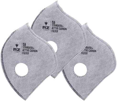 RZ Mask - F1 Standard Replacement Filters (3 Pack) 99.8% Active Carbon
