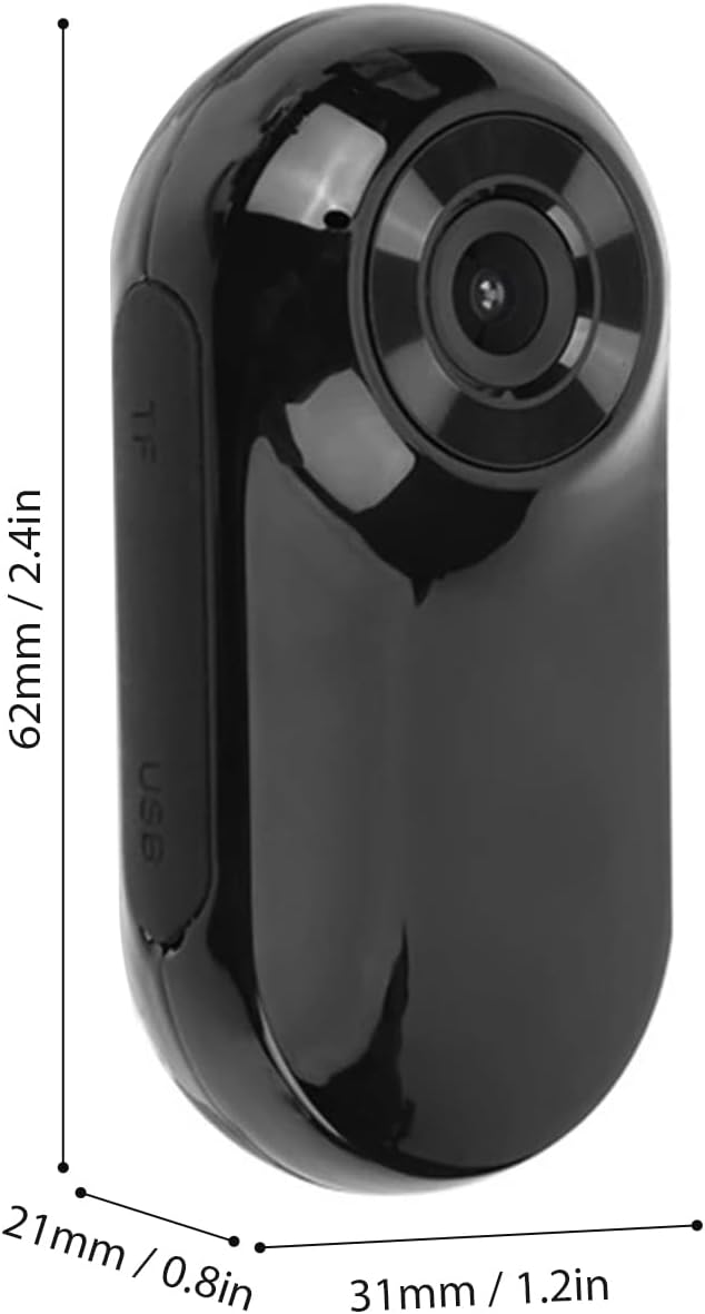 1080P Pet Camera Collar with 90° Wide Angle Lens, Mini Dog Cat Collar Camera with IPS Screen - Continuous Recording & Comfortable Silicone Fit for Outdoor Activity (Black)