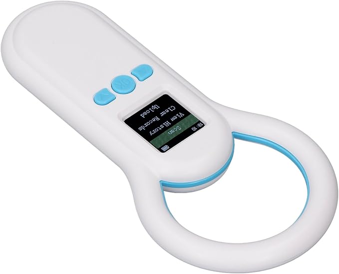 BT Pet Microchip Scanner, ABS Material, Enhanced Recognition with 1.44 Inch Display and Long Battery Life for Animal Management