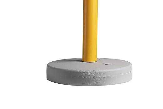 Crowd Control Warehouse CCW Set of 2 Retractable Belt Barrier Stanchion, Water Fillable Base MSH630 (11 Foot Belt, Red"Danger - Keep Out" White Letters with Black PVC Plastic Post)