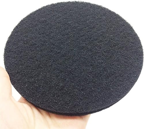 Becozofu 7.25 inch Kitchen Compost Bin Charcoal Filter Replacements, Compost Pail Replacement Carbon Filters, Round, Activated Charcoal, Set of 8