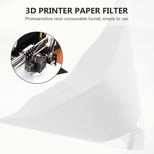 30Pcs Disposable Photosensitive Resin Strainer Funnel 3D Printer Accessories