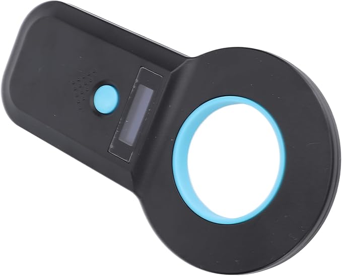 Animal Chip Reader Handheld Portable Pet Microchip Scanner 128 Data Storage for EMID, Non Touch Reading Card for Pet Owners