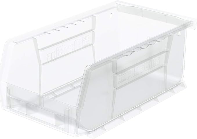 Akro-Mils 30220 AkroBins Plastic Storage Bins, Space-Saving Stackable Bins